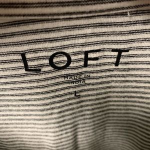 LOFT Tops - LOFT Peplum Striped T-Shirt LOFT Tops - LOFT Peplum Striped T-Shirt